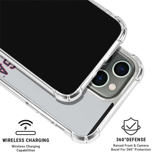 Gonzaga University Collegiate Text iPhone 16 Pro Clear Case
